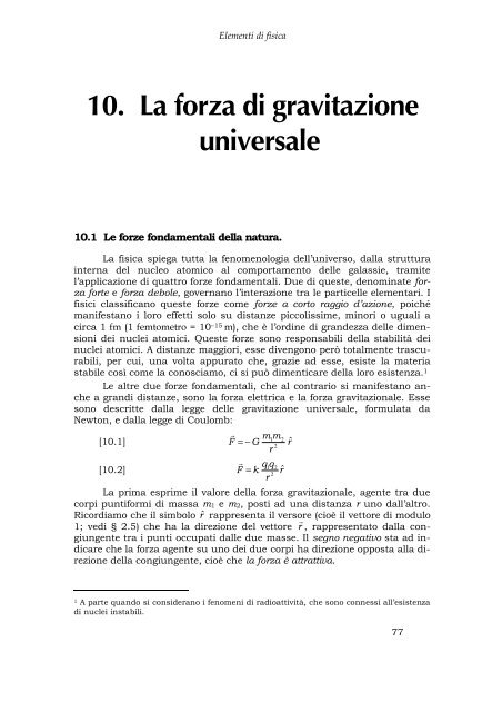 x - Dipartimento di Fisica - Università di Pisa