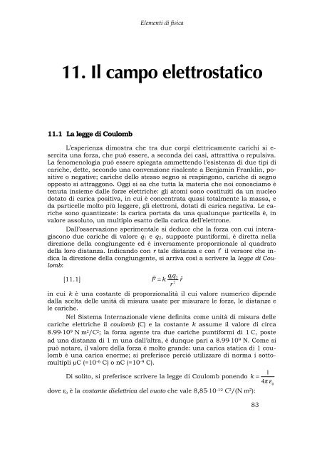 x - Dipartimento di Fisica - Università di Pisa