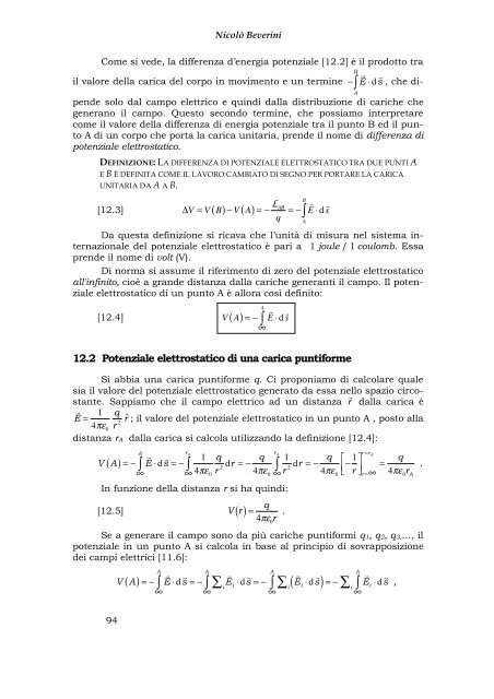 x - Dipartimento di Fisica - Università di Pisa