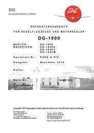 DG-1000 - DG Flugzeugbau GmbH