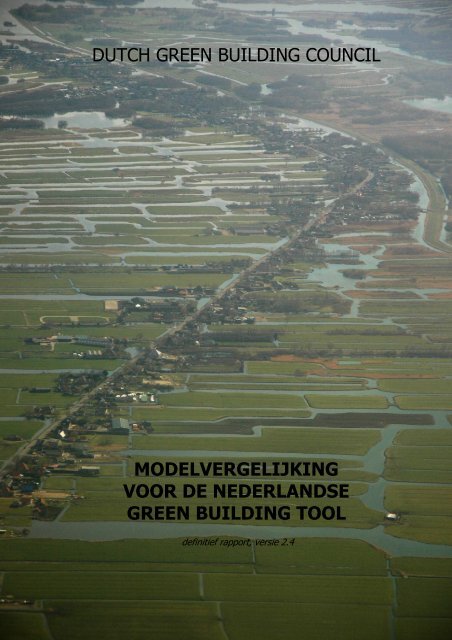 DGBC - rapport modelvergelijking v2.4 - Dutch Green Building Council