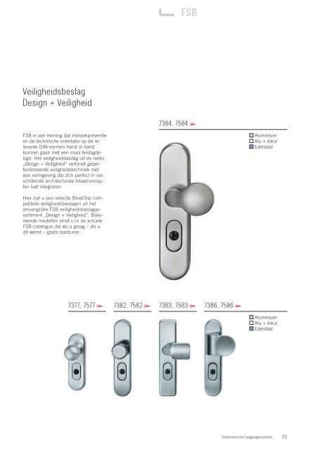 Elektronische Toegangscontrole EZK - Dhondt