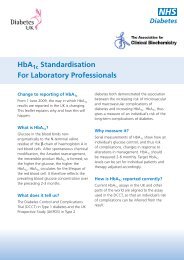 53130 HbA1c Lab leaflet:52595 HbA1c LAB leaflet - Diabetes UK