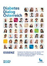 Diabetes Dialog Österreich - Diabetes Austria