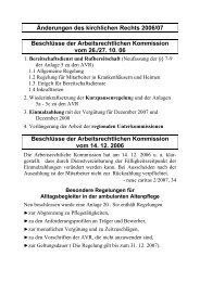 Änderungen des kirchlichen Rechts 2006/07 ... - DIAG MAV