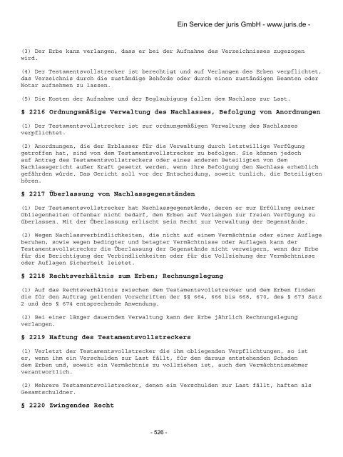 Bürgerliches Gesetzbuch - DIAG - MAV Freiburg