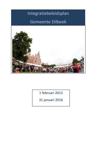 Integratiebeleidsplan Gemeente Dilbeek