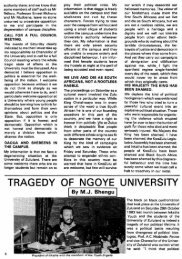 TRAGEDY OF NGOYE UNIVERSITY - DISA