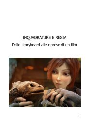 INQUADRATURE E REGIA Dallo storyboard ... - Portale Posta DMI