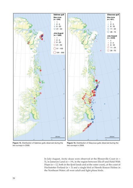 Seabirds and Marine Mammals in Northeast Greenland - Aerial ...