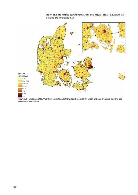 Spatial distribution of emissions to air - the SPREAD model