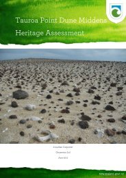 Tauroa Point Dune Middens heritage assessement - Department of ...