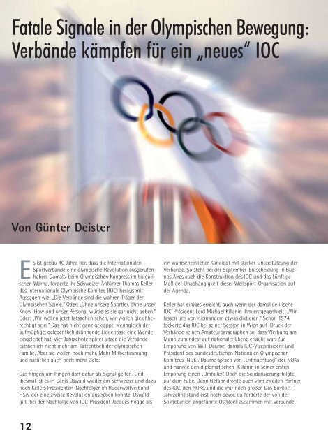 Ausgabe 1/2013 - Deutsche Olympische Gesellschaft