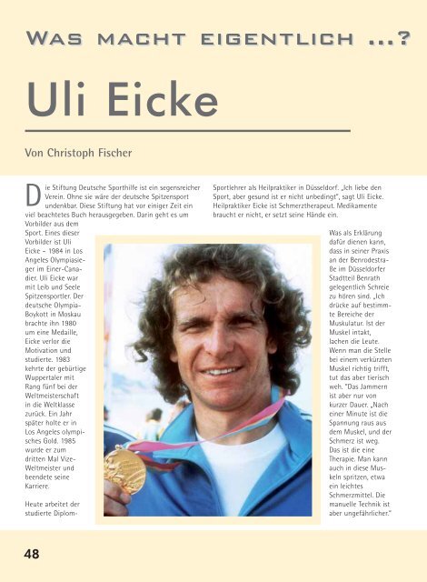 Ausgabe 1/2013 - Deutsche Olympische Gesellschaft