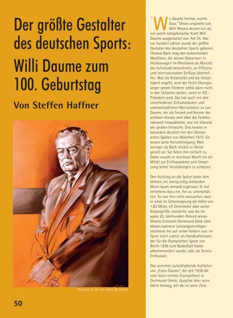 Ausgabe 1/2013 - Deutsche Olympische Gesellschaft