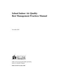 School Indoor Air Quality Best Management Practices Manual