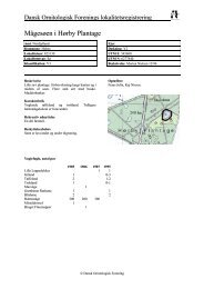 Nordjyllands amt - del 2 - Dansk Ornitologisk Forening