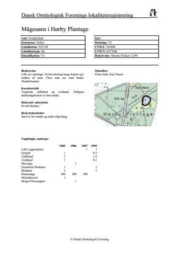 Nordjyllands amt - del 2 - Dansk Ornitologisk Forening