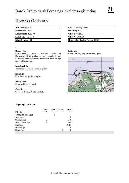 Nordjyllands amt - del 2 - Dansk Ornitologisk Forening