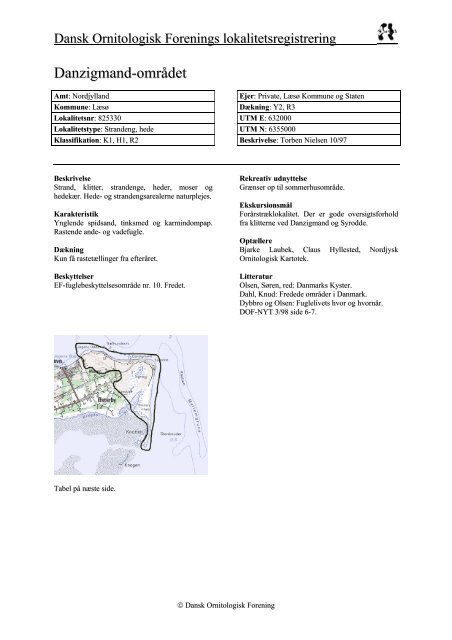 Nordjyllands amt - del 2 - Dansk Ornitologisk Forening