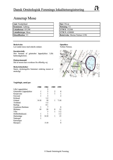 Nordjyllands amt - del 2 - Dansk Ornitologisk Forening