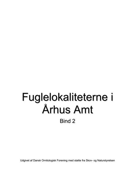 Århus amt - bind 2 - Dansk Ornitologisk Forening