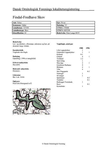 Århus amt - bind 2 - Dansk Ornitologisk Forening