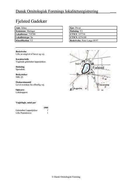 Århus amt - bind 2 - Dansk Ornitologisk Forening