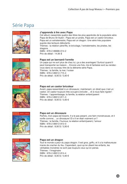 Catalogue en format pdf - Dominique et Compagnie