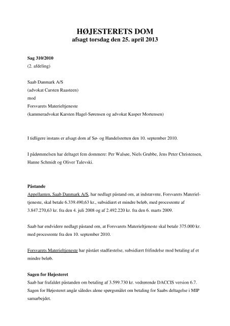Læs hele dommen - Domstol.dk