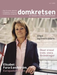 Domkretsen nummer 1 2005 - Sveriges Domstolar