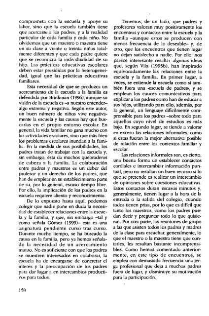 LAS FAMILIAS Y LAS ESCUELAS: UNA REFLEIDÓN ACERCA DE ...