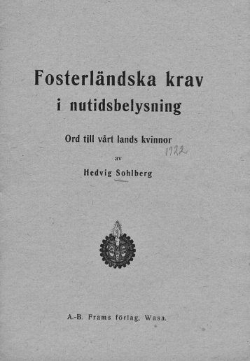 Fosterländska krav - Doria