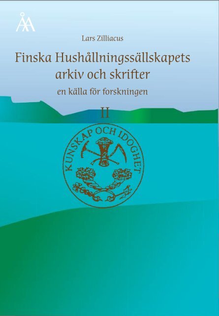 Finska Hushållningssällskapets arkiv och skrifter - Doria