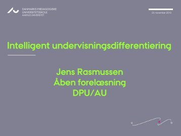 Undervisningsdifferentiering i enhedsskolen - DPU