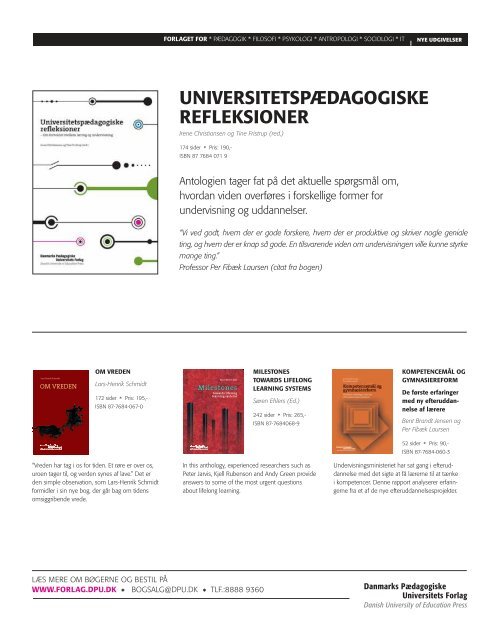 verdensklasse uden at anstrenge sig? - Institut for Uddannelse og ...