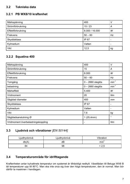 SQUATINA 400 - Dr. Bender GmbH