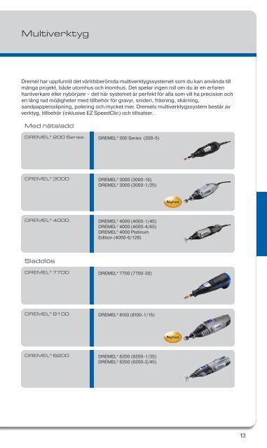 Katalog 2013 - Dremel