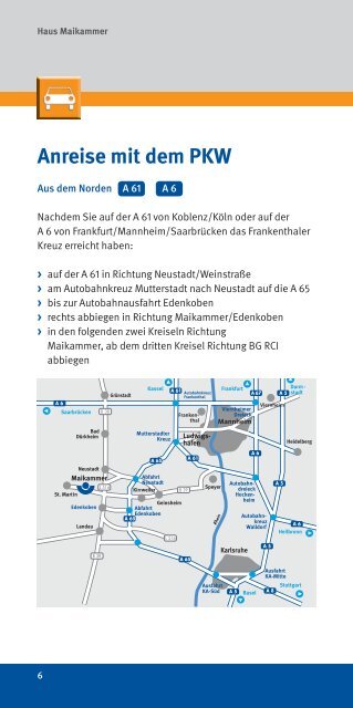 Anreise mit dem PKW - Asanger