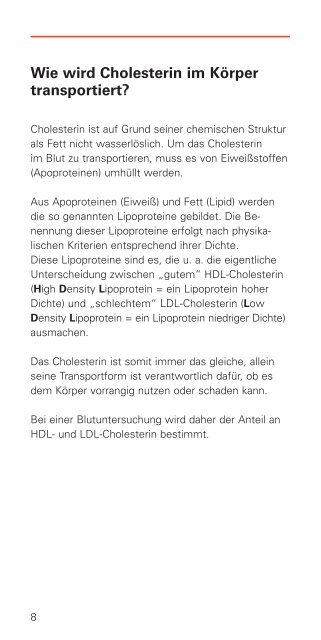 Cholesterin - Dr. Falk Pharma GmbH