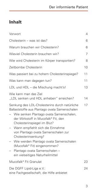 Cholesterin - Dr. Falk Pharma GmbH