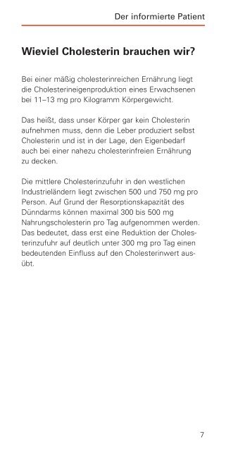 Cholesterin - Dr. Falk Pharma GmbH