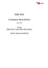 DSB SOV Company Description