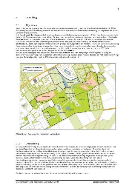 Vegetatiekartering van het Kooibosch-Luttickduin 2004 H.E. ...