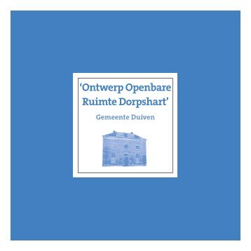 'Ontwerp Openbare Ruimte Dorpshart' - Gemeente Duiven