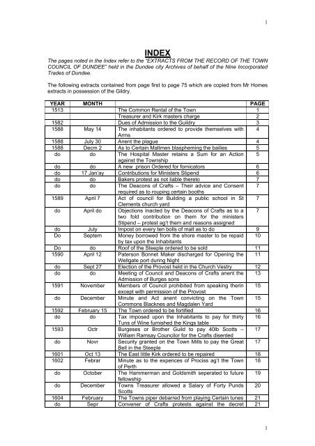 Miscellaneous Transcripts 1513-1770 (336KB PDF) - Dundee City ...