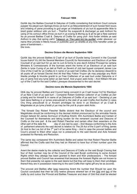Miscellaneous Transcripts 1513-1770 (336KB PDF) - Dundee City ...