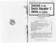 Part 4 - Dutch Burgher Union