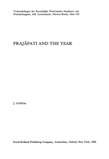Prajapati and the year - DWC