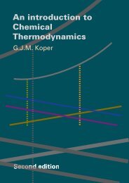 An introduction to Chemical Thermodynamics - E-bookweb.nl